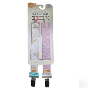 Ulubulu Pacifier Clips, 2 Pack